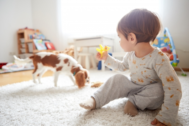 子どもとフローリング